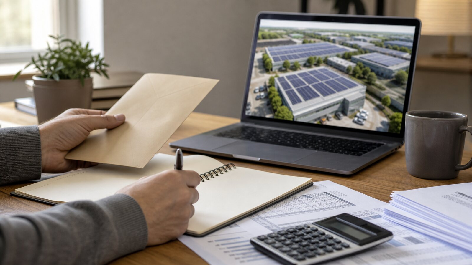 Industrie-Photovoltaikanlage als Investmentmotiv